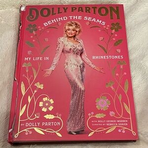 "Dolly Parton - Behind the Seams - My Life in Rhinestones" Large Hard Back Book